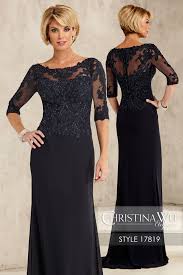 Christinawuelegance Style 17819 Illusion Bateau Neckline 3 Length Sleeves And High Illusi Vestidos De Dama Vestido De Fiesta Senora Vestidos De Baile Largos