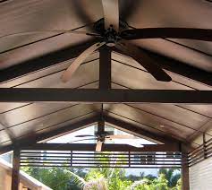 Large outdoor ceiling fans are safe for use outdoor and can withstand harsh weather elements. Large Outdoor Ceiling Fans 10 Ways For Great Coolling Warisan Lighting