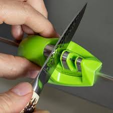4.5 out of 5 stars. Kitcheniq 50883 Edge Grip 2 Stufiges Messer Grun Amazon De