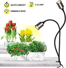 Amazon Com Bozily Grow Lights For Indoor Plants Full Spectrum With Timer 75w Cob Cree Sunlike Plant Ligh Grow Lights For Plants Indoor Plants Plant Lighting