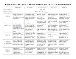 Kindergarten Lesson Plans Novemberr 4th Week After Thanksgiving Kindergarten Lesson Plans Kindergarten Lessons Writing Lesson Plans