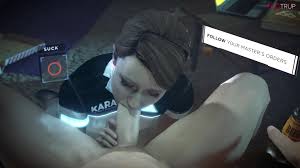 Kara oral sex; minet; blowjob; deepthroat; facefuck; cumshot; swallow cum;  3d sex porno hentai; [detroit become human]