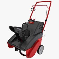 Single Stage Snow Blower 3d Model Ad Stage Single Snow Model Snow Blower 3ds Max Models 3d Model