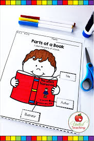 Parts Of A Book Anchor Charts And Activities United Teaching