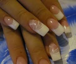 Gelnagel French Weiss Glitzer French Nagel Glitzer Weiss Nageldesign Nagelideen