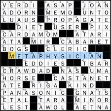 It is the business centre of the united states. Monday September 28 2020 Diary Of A Crossword Fiend