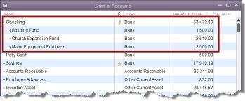 Multiple Funds In One Bank Account Experts In Quickbooks