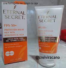 Consumiendo La Realidad Crema Facial Para Piel Sensible Mixta Fps 50 Proteccion Solar Muy Alta Resistente Al Agua De Eternal Secret O Tambien Protector Solar Economico