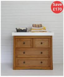 Mothercare Harrogate Dresser Heritage Baby Changing Unit Nursery Dresser Changing Unit
