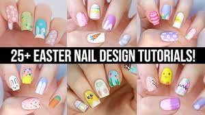 I use a bright nail color as a base and then add lighter designs just on my thumbs, like little white hearts. Cute Nail Art 2021 Fun Easy Easter Nail Design Compilation Youtube