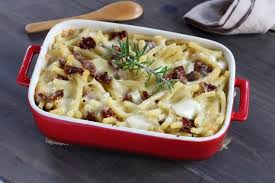 Recette Gratin De Pates Aux Tomates Sechees Mozzarella Et Parmesan 750g Recette Gratin De Pates Pates Tomates Sechees Gratin De Pates