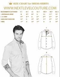 Bertigo Men Dress Shirt Measurement