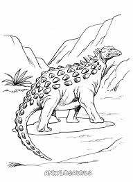 Ankylosaurus coloring pages are a fun way for kids of all ages to develop creativity, focus, motor skills and color recognition. Ankylosaurus Coloring Page Coloring Home