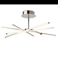 Pendant light chandelier square ceiling lights ceiling fans crystal lights ceiling light accessories round ceiling lights other ceiling lights. Mantra M5918 Star Large Led Dimmable Semi Flush Ceiling Light