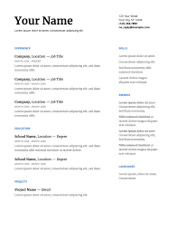 Resume template available in doc, psd. Free Cv Templates For Word Download