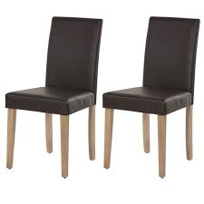 Chaise en hévéa massif brut, avec assise recouverte d'un petit coussin moelleux en bycast. Chaise Hevea Cdiscount