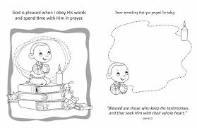 I love coloring pages for bible time! Psalm 119 Coloring And Activity Book Icharacter