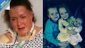 Michelle Pearson is buried next to her 4 kids two years after petrol bomb  arson blaze