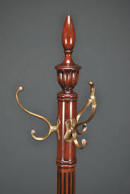 Also, it should be sturdy and easy to access. Antique Hall Tree Coat Rack Sheraton Hall Tree Solid Mahogany And Sturdy Antique Hall Tree Traditional Office Tree Coat Rack