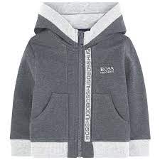 mottled hoodie boss per bebe melijoe com cocuk giyim sportif kiyafetler spor giyim