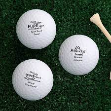 Naturally, they just ignored the matter. Personalized Retirement Golf Ball Set