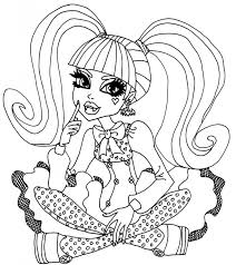 Coloriage monster high coloriages coloriage imprimer gratuit. Coloriage Monster High Gratuit A Imprimer