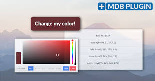 Vue Color Picker Bootstrap 4 Material Design Examples