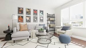 Design lower beds provide comfort when you are tired after a busy day at work. Stylish Mid Century Urban Living Room Design With Vintage Artwork By Spacejoy