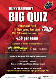 Built by trivia lovers for trivia lovers, this free online trivia game will test your ability to separate fact from fiction. Munster Domestic Rugby Munster Rugby Big Quiz