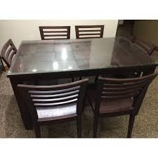 76cm height 164cm length 95cm wide chairs are 101cm high need gone by friday 25th. Solid Wood Dining Table 6 Chairs Furniture Tables Chairs On Carousell