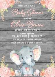 How to nest for less. Shower Baby Free Printable Elephant Baby Shower Invitations For Girl
