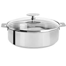 Mutine Stainless Steel 95 Saute Pan Glass Lid Read Review Saute Pan Saute Pan