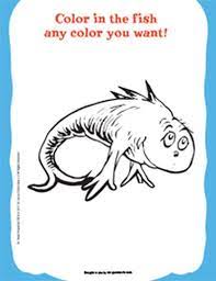 [ characters featured on bettercoloring.com are the property of their respective owners. One Fish Two Fish Red Fish Blue Fish Coloring Pages Part 1