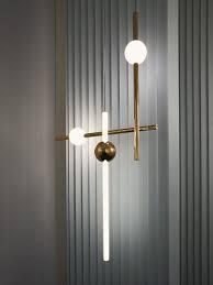 Orion Comprised Of Modular Lights With Tubes And Spheres In Two Opposite Steel And Acrylic Combi Interior Design Dining Room Tube Light Dining Room Interiors