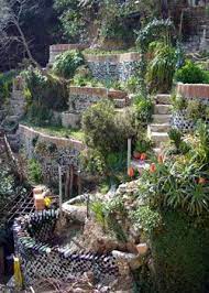 It is also the steepest slope without structural support. My Ligurian Castle Garden Hobby Farms Sloped Garden Terrace Garden Hillside Landscaping