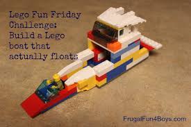 lego fun friday: build a boat challenge