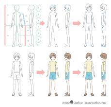 How to draw male anime manga eyes. How To Draw An Anime Boy Full Body Step By Step Animeoutline
