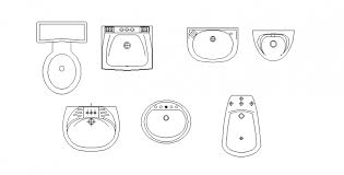 Detail Plan Of Wash Basin Water Closet In Dwg File Wash Basin Detailed Plans Interior Design Sketches
