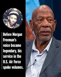 👣 • 🫡🌟 Before driving Miss Daisy 🚗 or weathering Shawshank with Andy  Dufresne, Morgan Freeman played a key role in the U.S. Air Force ✈️. After  his high school graduation in