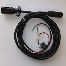 Wishbone 25' trailer wiring kit 25' trailer wishbone harness kit wit 4' trunk connector. Wire Harness Replacement 7 Way Plug Section For Dump Trailers Www Ordertrailerparts Com