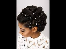 If you are making a half up half down wedding hairstyle, it is a great occasion to sport matching earrings and hair accessories. African American Wedding Hairstyles Half Up And Half Down Archives Fashion Style Nigeria