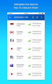 Descargar la última versión de vpn master para android. Indonesia Vpn Master Free To Unblock Proxy For Android Apk Download