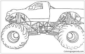 Monster Jam Truck Coloring Pages Monster Truck Coloring Pages Coloring Pages For Kids And Adults