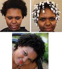Continue steps 1 thought 4 until the entire head is full of perm rods. Perm Rod Set On 4b C Natural Hair Tutorial Black Hair Information