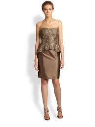 Saks Kay Unger Sequined Cocktail Dress Lada Kravchenko 0451868708841 Dresses Cocktail Dress Dress Up