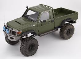 New rc 4wd toyota land cruiser 70 offroad at the piesberg rc parcours. Kayhobbis Onlineshop For Rc Cars Drift Crawler Killerbody Matte Green Toyota Land Cruiser 70 Hard Body Kit