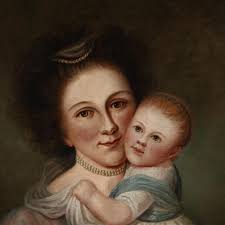 Sold at Auction: Anna B Sellers, Anna Peale Sellers (1824-1905), Mrs.  Charles Willson Peale (Rachel Brewer) and Baby Eleanor