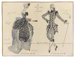 P La Comtesse Acte Iii I Titre Inscrit I P P La Comtesse Et Le Comte Acte Iii I Titre A Le Mariage De Figaro Yves Saint Laurent Saint Laurent Paris