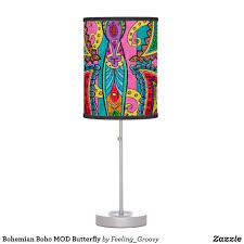 Some desk lamps are designed solely as decorative accents. Bohemian Boho Mod Butterfly Table Lamp Zazzle Com Butterfly Table Lamp Boho Diy