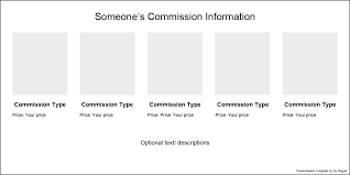 Maybe you would like to learn more about one of these? Free Commission Template By Singarl On Deviantart
